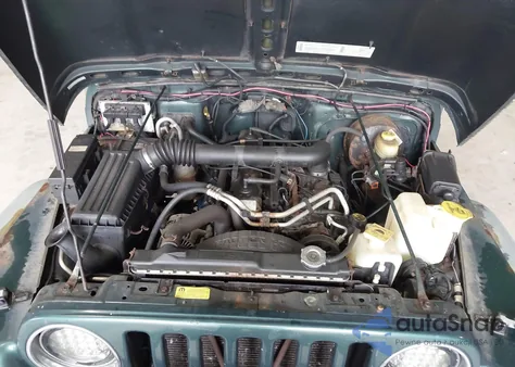 2000 Jeep Wrangler Sport из США, поврежденный, VIN 1J4FA49S5YP725979